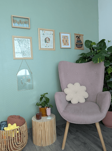 Détail cabinet - Fauteuil de thérapie