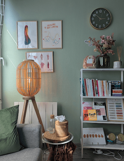 Ambiance douce cabinet - Espace de soin