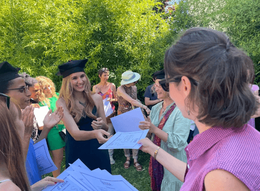 Remise de diplôme d'Estelle Venturini